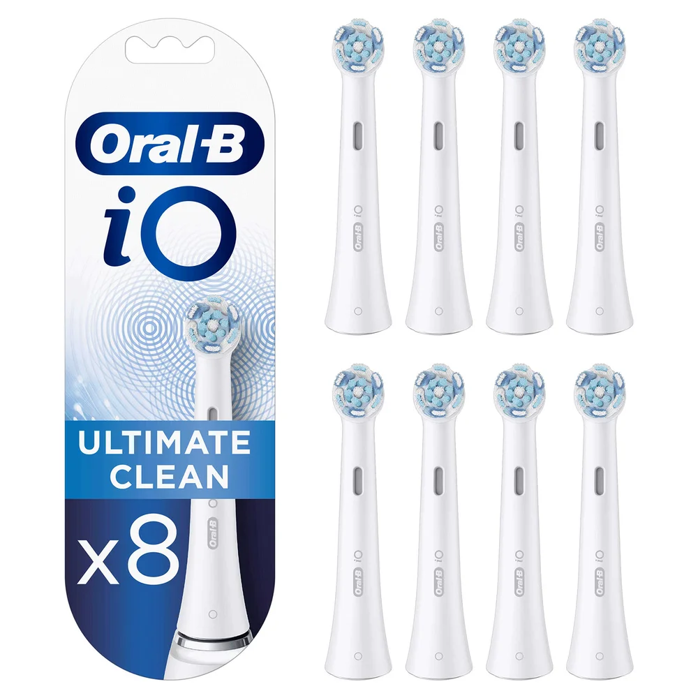 Oral-B iO Ultimate Clean Opzetborstels Wit, 8 Stuks Afbeelding 1