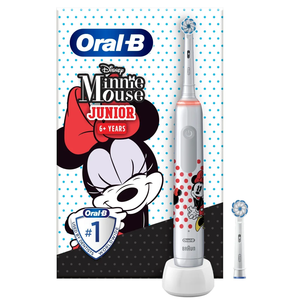 Oral-B Pro Junior Frozen Elektrische Tandenborstel - Voor Kinderen Vanaf 6 Jaar Afbeelding 1