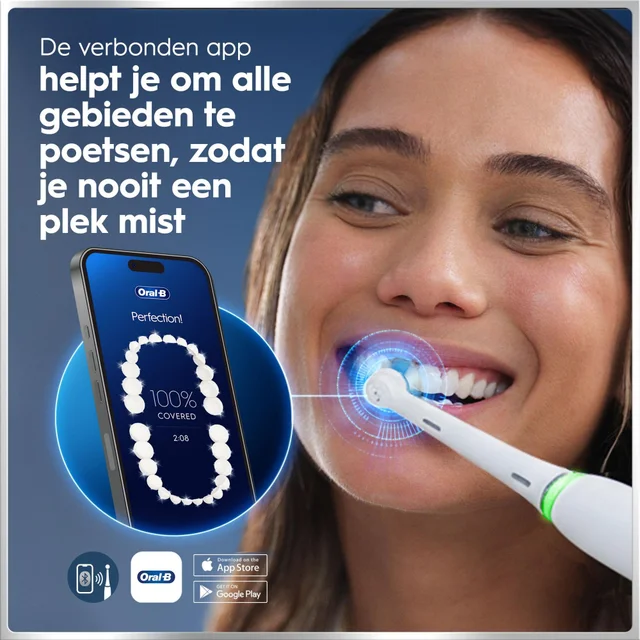 Oral-B iO 6 Elektrische Tandenborstel Wit & Roze Duoverpakking