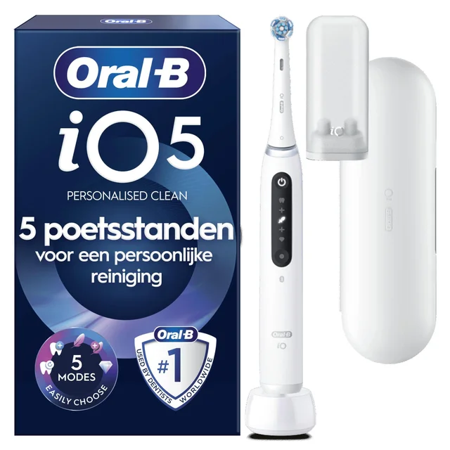 Oral-B iO 5N Elektrische Tandenborstel Wit