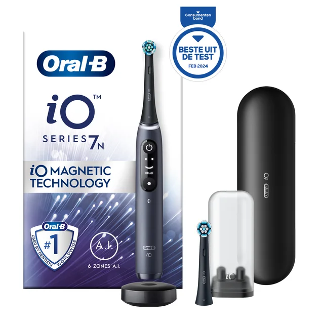 Oral-B iO 7N Elektrische Tandenborstel Zwart