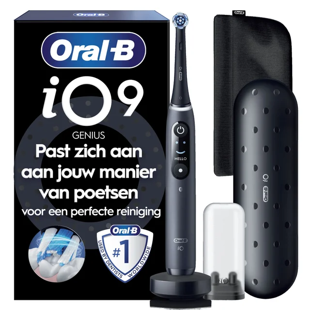 Oral-B iO 9 Special Edition Elektrische Tandenborstel Zwart Onyx