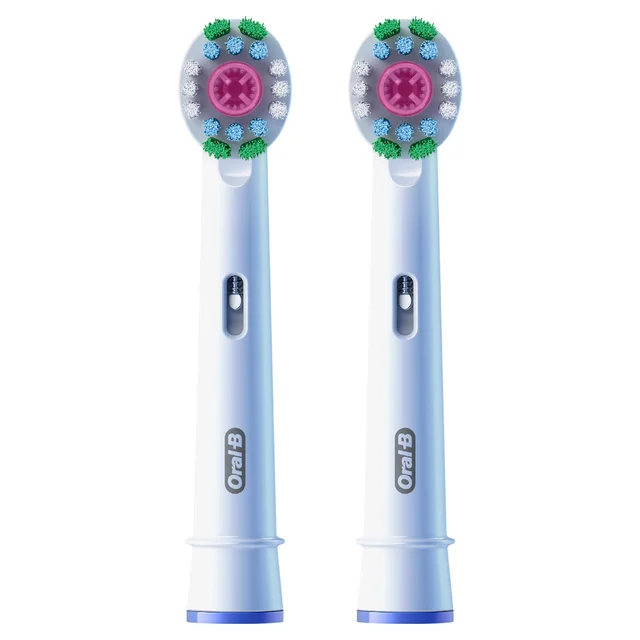 Oral-B 3D White Opzetborstels Wit, 2 Stuks