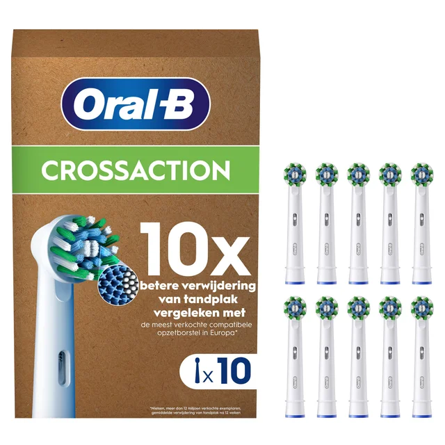 Oral-B Pro CrossAction Aufsteckbürsten, 10 Stück