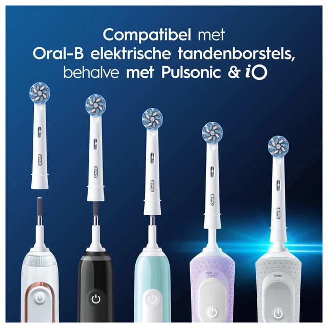 Oral-B Pro Sensitive Clean Opzetborstels, 10 Stuks