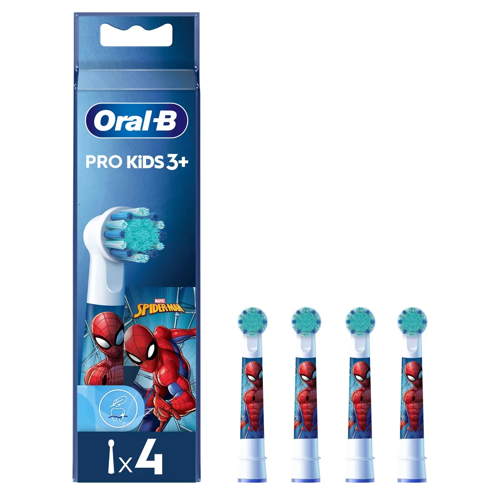 Oral-B Opzetborstels Voor Kinderen Spiderman, 4 Stuks Afbeelding 1