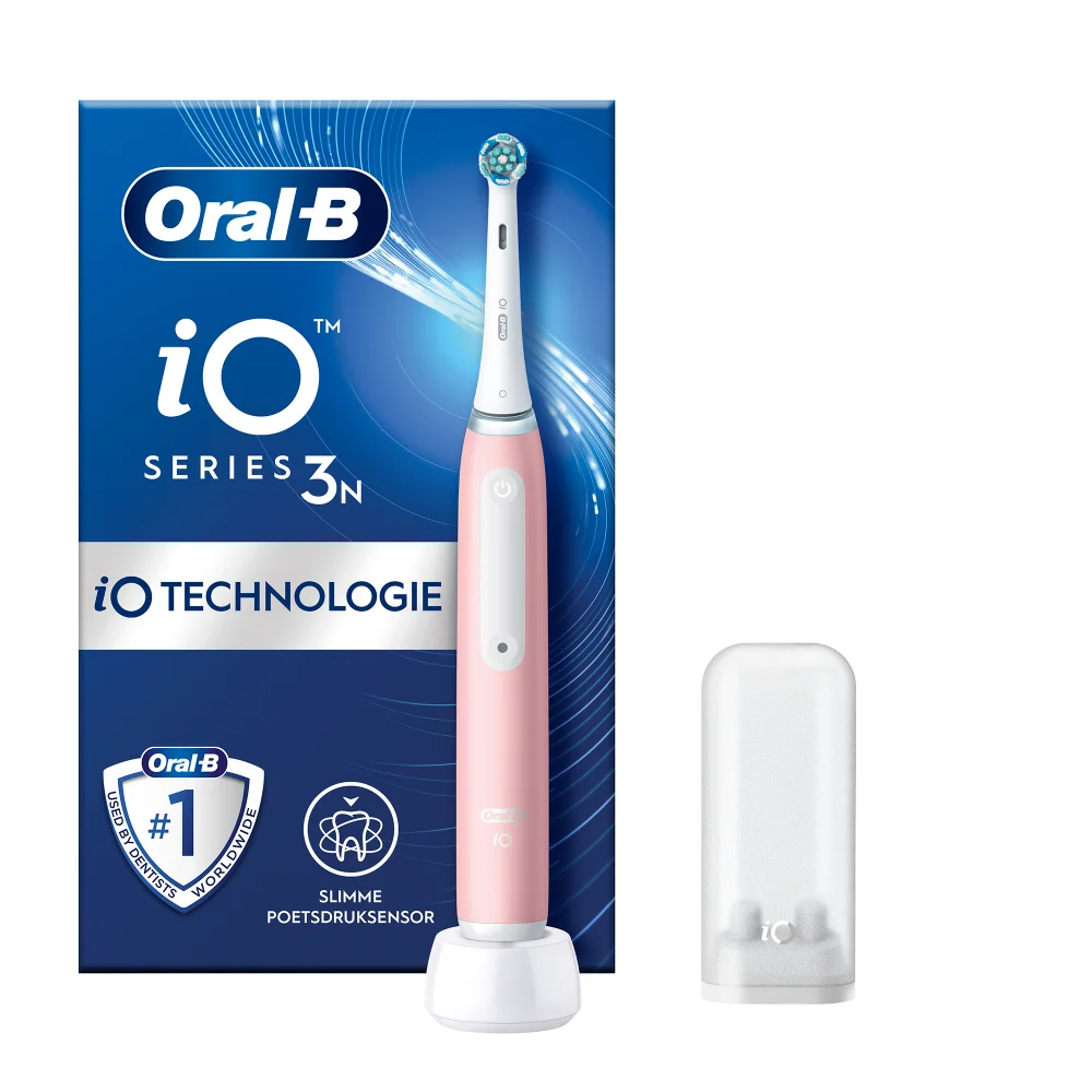 Oral-B iO 3 Elektrische Tandenborstel Roze Afbeelding 1