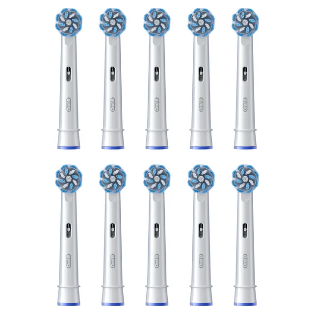 Oral-B Sensitive Clean Opzetborstels Wit, 10 Stuks