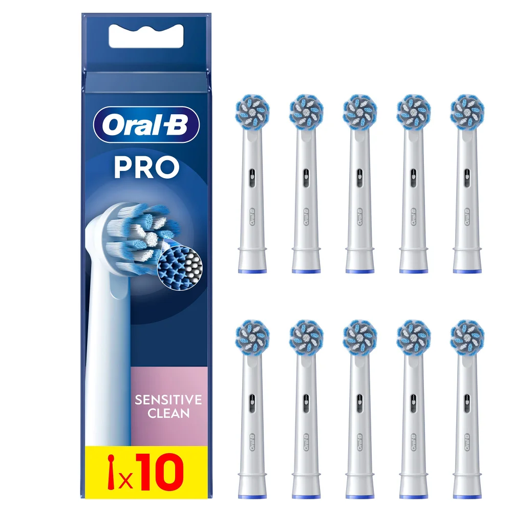 Oral-B Sensitive Clean Opzetborstels Wit, 10 Stuks Afbeelding 1