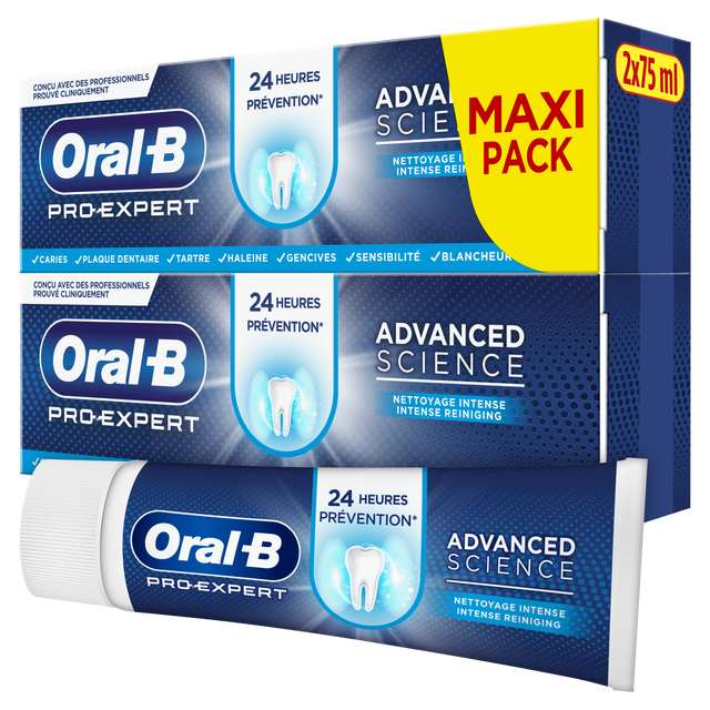 Oral-B Pro-Expert Advanced Science Intense Reiniging Tandpasta 2x75ml