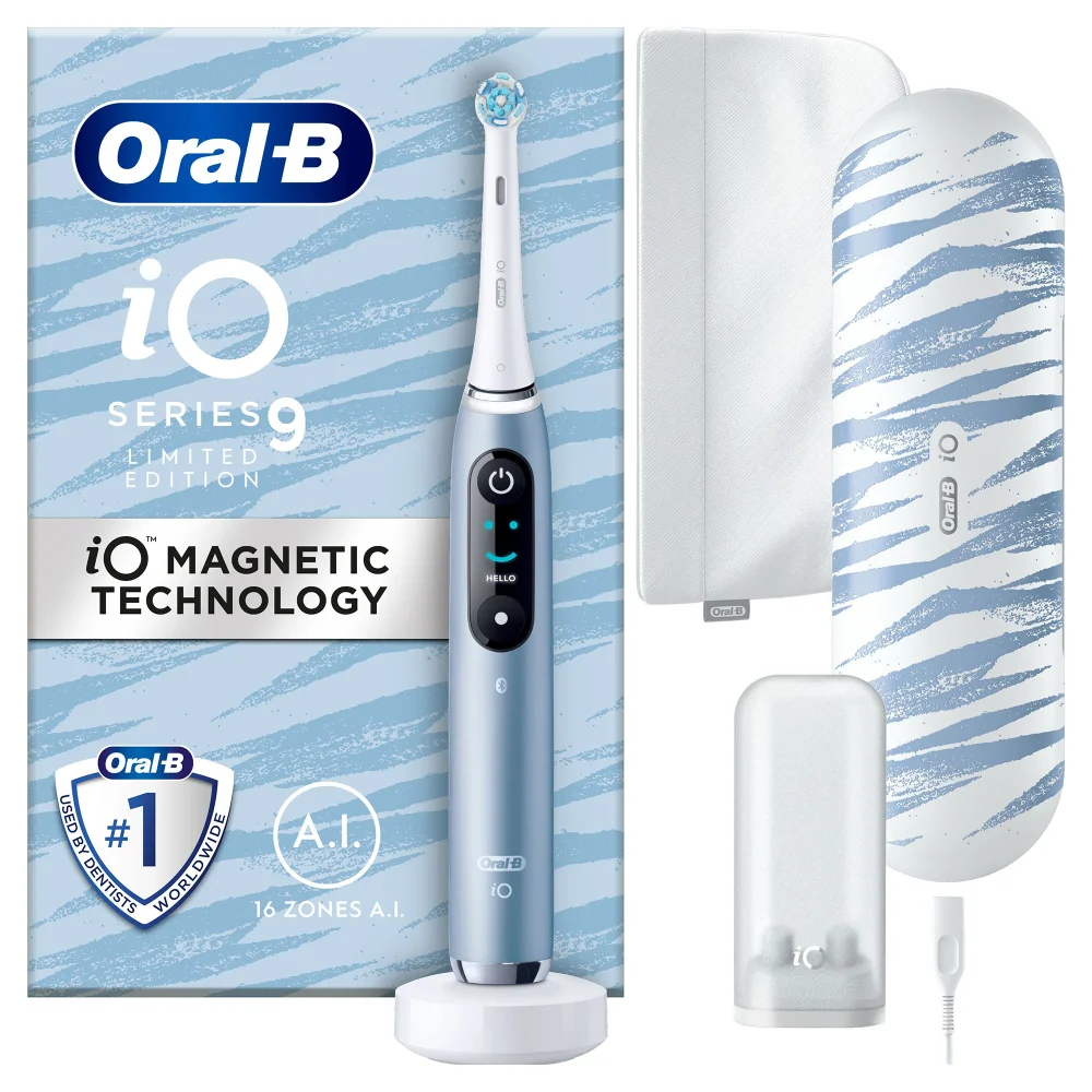 Oral-B iO9 Aqua Marine Limited Edition (+Magnetic Pouch / Travel Case) Afbeelding 1