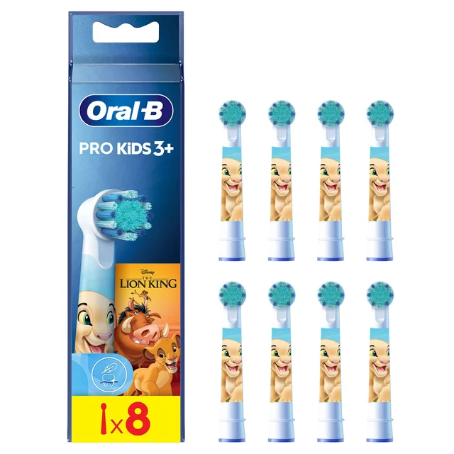 Oral-B Pro Kids Opzetborstels Met Disney The Lion King Wit, 8 Stuks