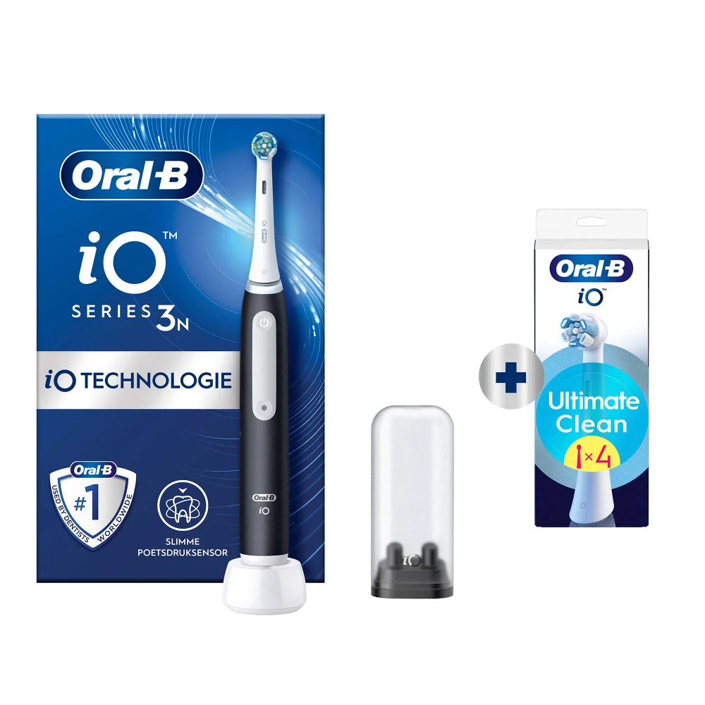 Oral-B iO 3 Elektrische Tandenborstel Zwart Afbeelding 1