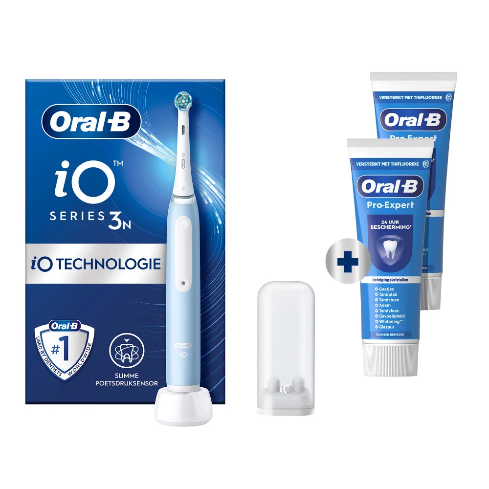 Oral-B iO 3 Elektrische Tandenborstel Blauw Afbeelding 1