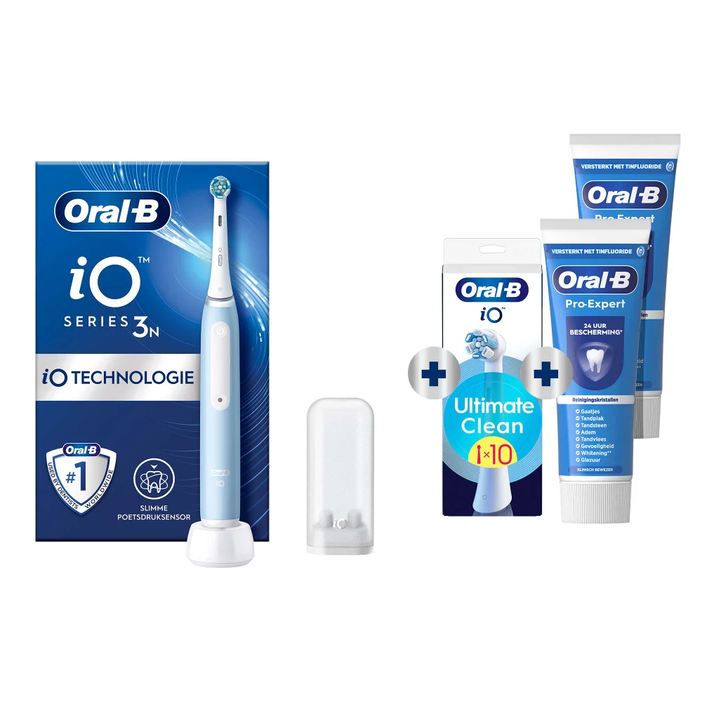 Oral-B iO 3 Elektrische Tandenborstel Blauw Afbeelding 1