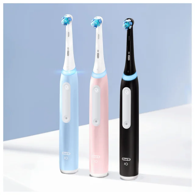 Oral-B iO 3 Elektrische Tandenborstels Zwart & Roze Duoverpakking