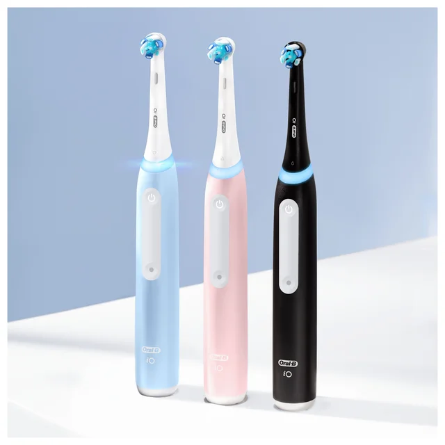 Oral-B iO 3 Elektrische Tandenborstels Zwart & Blauw Duoverpakking