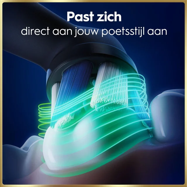 Oral-B iO 9 Elektrische Tandenborstel | Zwart | 2 Opzetborstels | Oplaadreisetui
