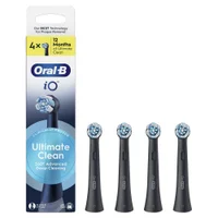 Oral-B iO Series Ultimate Clean Zwart, Originele opzetborstels, CrissCross borstelharen, 4 - undefined undefined