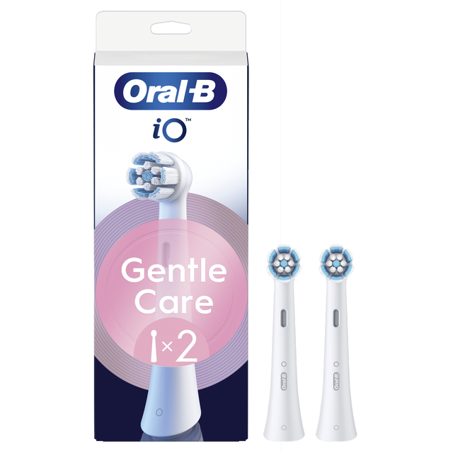 Oral-B iO Series Gentle Care Wit, Originele opzetborstels, 2 Stuks