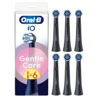 Oral-B iO Series Gentle Care Opzetborstels Zwart, 6 Stuks