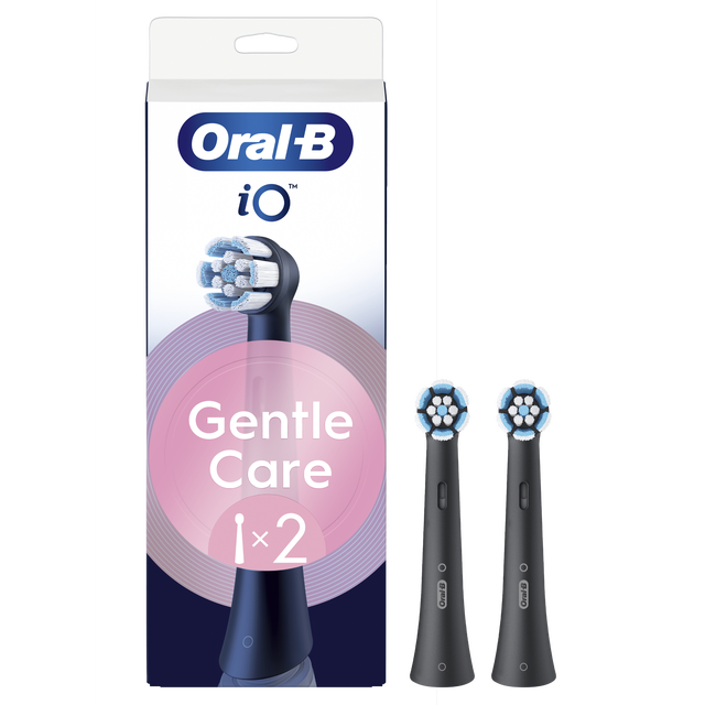 Oral-B iO Series Gentle Care Zwart, Originele opzetborstels, 2 Stuks