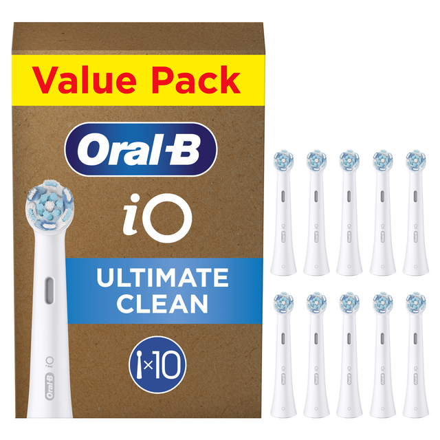 Oral-B iO Series Ultimate Clean Wit, Originele opzetborstels, 10 Stuks
