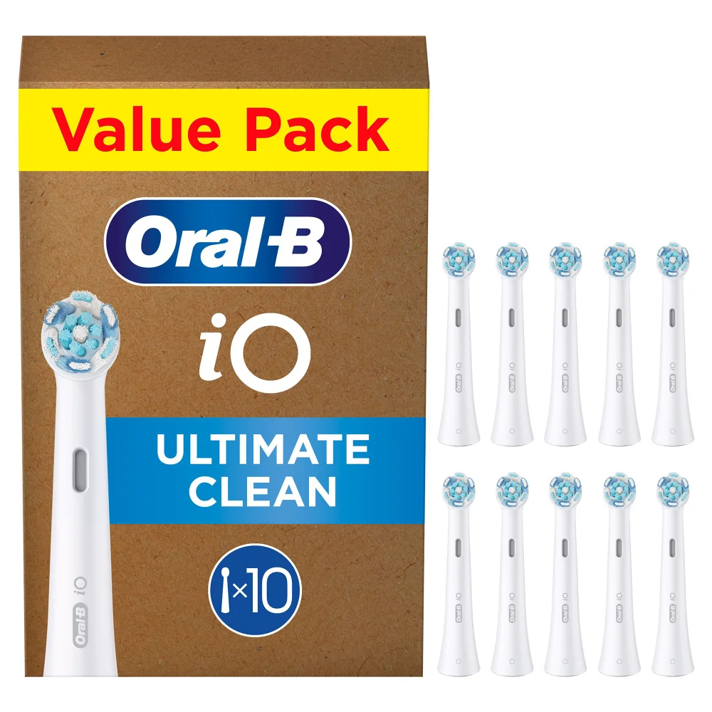Oral-B iO Series Ultimate Clean Opzetborstels Wit, 10 Stuks Afbeelding 1