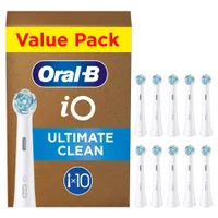 Oral-B iO Series Ultimate Clean Opzetborstels Wit, 10 Stuks