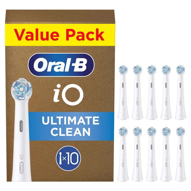 Oral-B iO Series Ultimate Clean Opzetborstels Wit, 10 Stuks