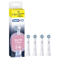 Oral-B iO Series Gentle Care Wit, Originele opzetborstels, 4 Stuks
