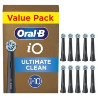 Oral-B iO Series Ultimate Clean Opzetborstels Zwart, 10 Stuks