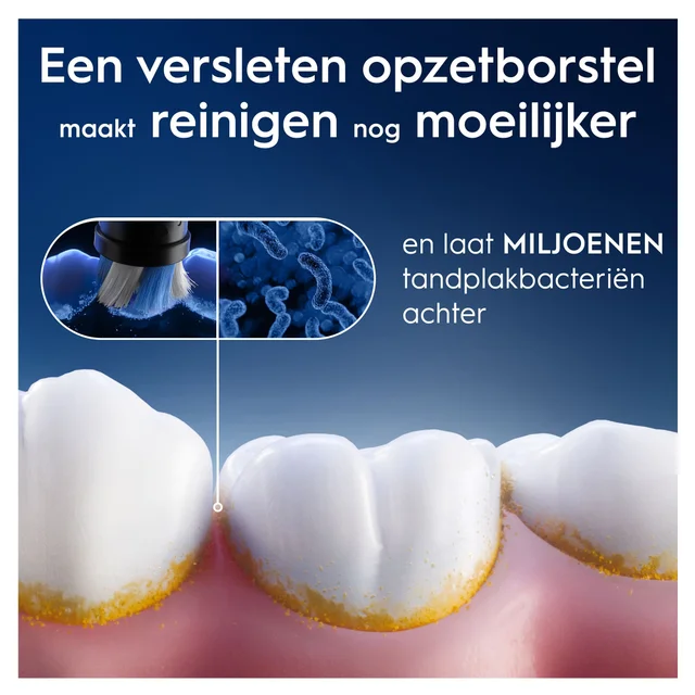 Oral-B iO Series Ultimate Clean Opzetborstels Zwart, 8 Stuks