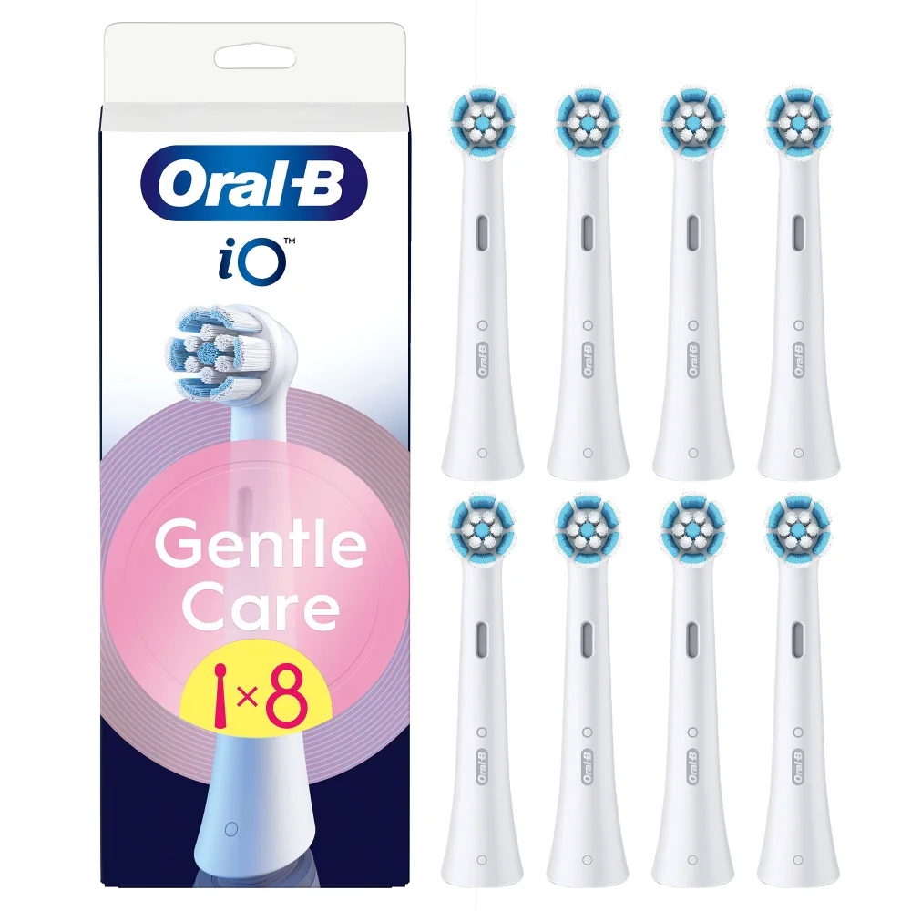 Oral-B iO Series Gentle Care Opzetborstels Wit, 8 Stuks Afbeelding 1