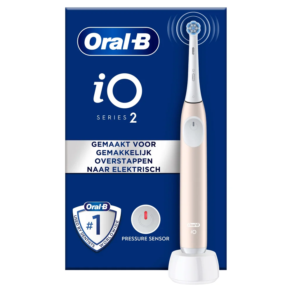 Oral-B iO 2 Elektrische Tandenborstel Rustig Roze Afbeelding 1
