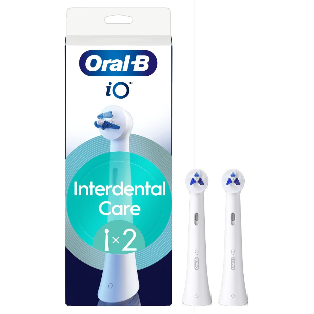 Oral-B iO Interdental Clean Opzetborstels Voor Beugels Wit, 2 Stuks Afbeelding 1