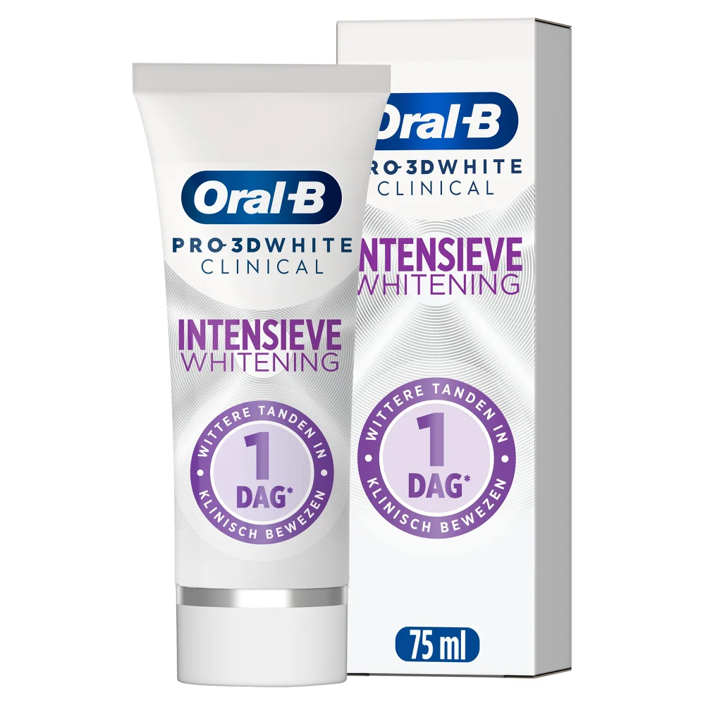 Oral-B Pro 3DW White Clinical Radiant White Tandpasta 75ml Afbeelding 1