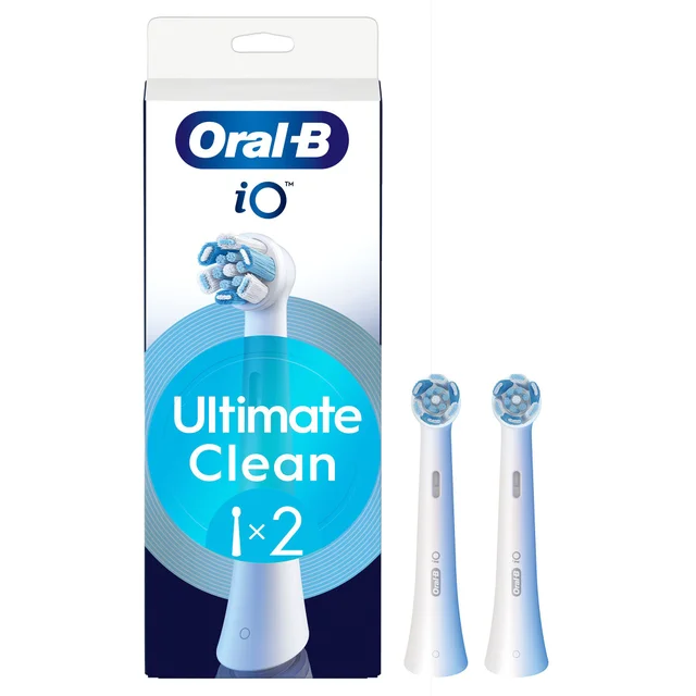 Oral-B iO Series Ultimate Clean Opzetborstels Wit, 2 Stuks