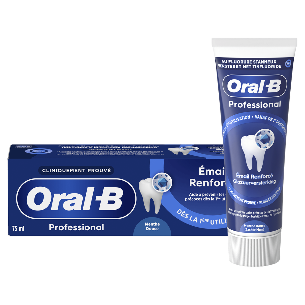 Oral-B Professional Glazuurversterking Zachte Munt Tandpasta 75ml Afbeelding 1