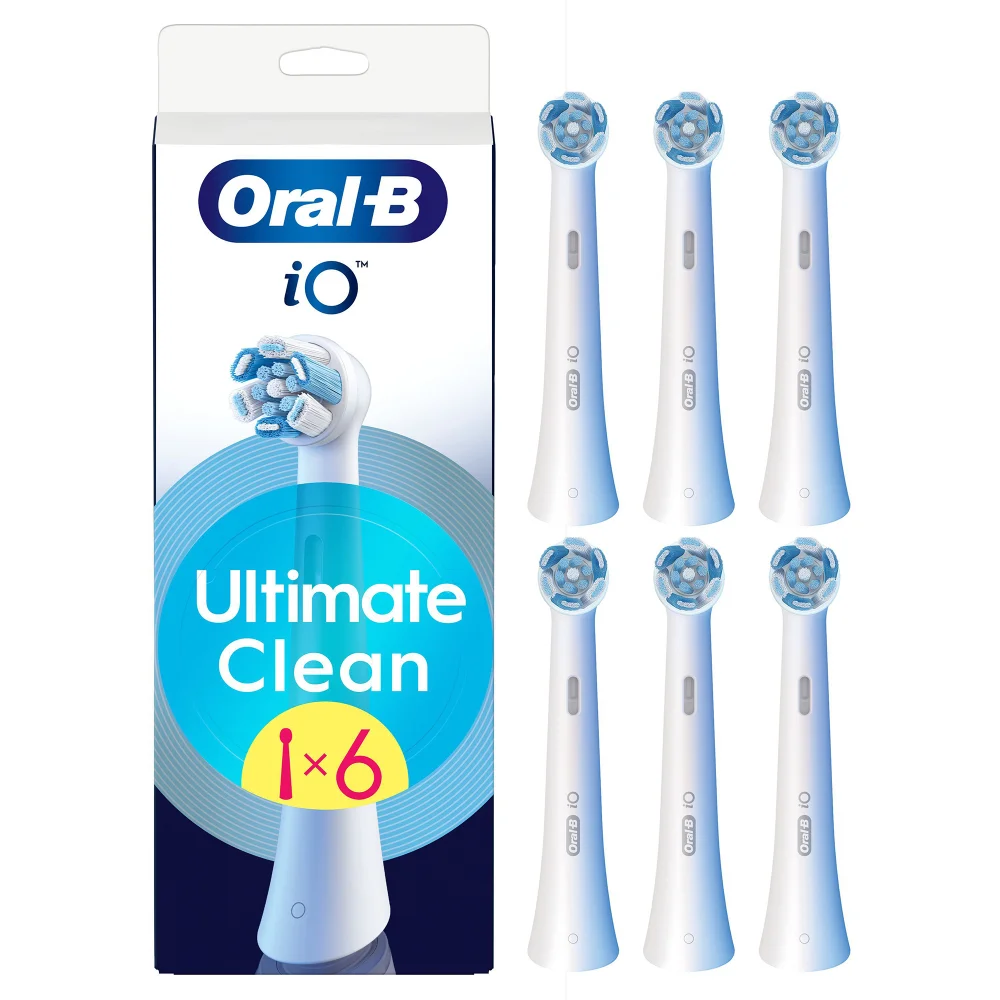Oral-B iO Series Ultimate Clean Opzetborstels Wit, 6 Stuks Afbeelding 1