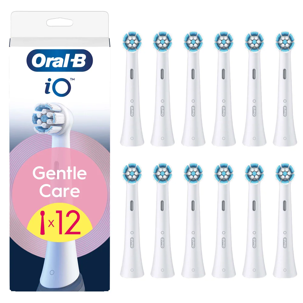 Oral-B iO Series Gentle Care Opzetborstels Wit, 12 Stuks Afbeelding 1