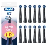 Oral-B iO Series Gentle Care Opzetborstels Zwart, 12 Stuks