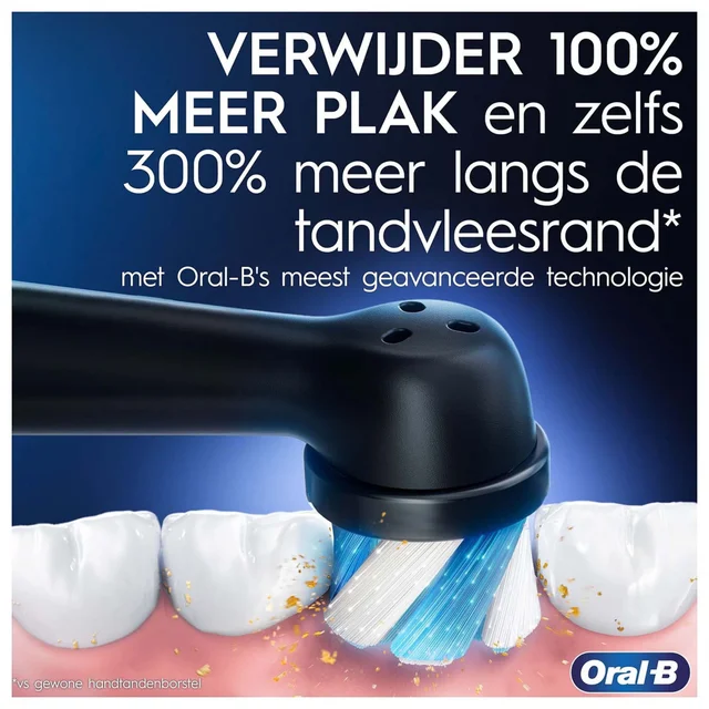 Oral-B iO9N Elektrische Tandenborstel Whitening Bundel, Zwart