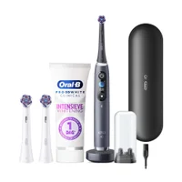 Oral-B iO9N Elektrische Tandenborstel Whitening Bundel, Wit