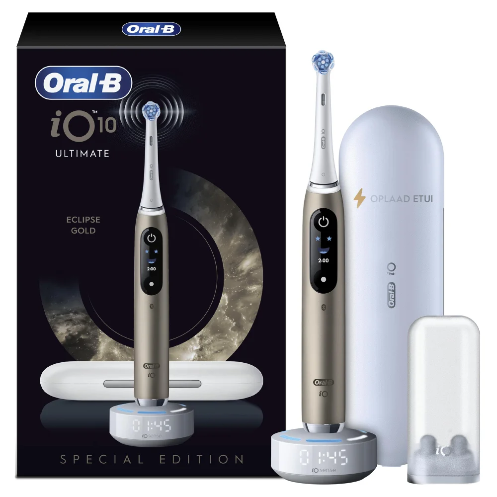 Oral-B iO10 Eclipse Gold Special Edition Elektrische Tandenborstel Afbeelding 1