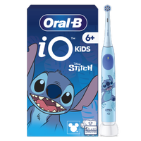 Oral-B iO Kids elektrische tandenborstel met Disney Stitch, aanbevolen voor 6+ jaar en goedgekeurd door EAPD.
