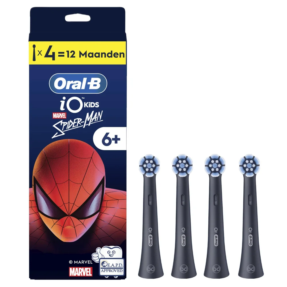Oral-B iO Kids 6+ Marvel Spiderman opzetborstel voor elektrische tandenborstel, 4 Afbeelding 1