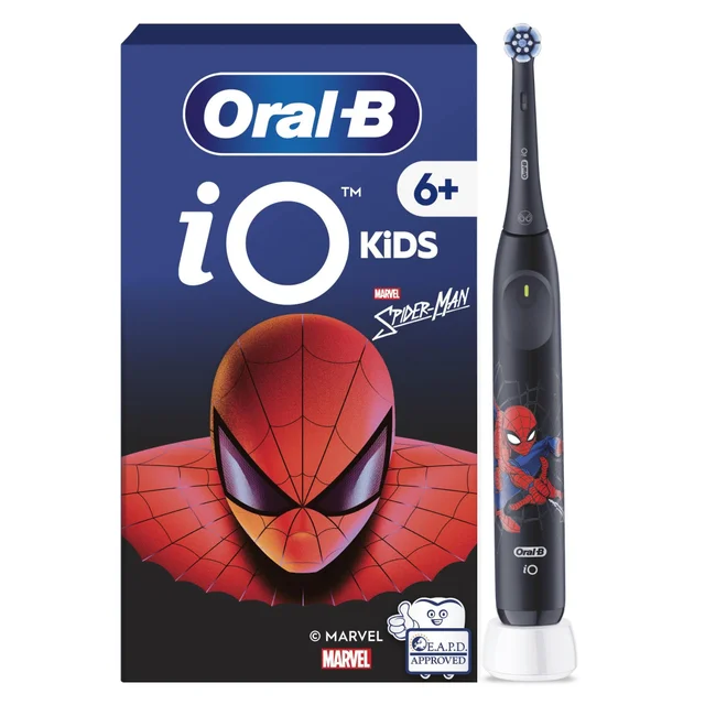 Oral-B iO Kids Marvel Spiderman elektrische tandenborstel, 1 opzetborstel, 1 reisetui