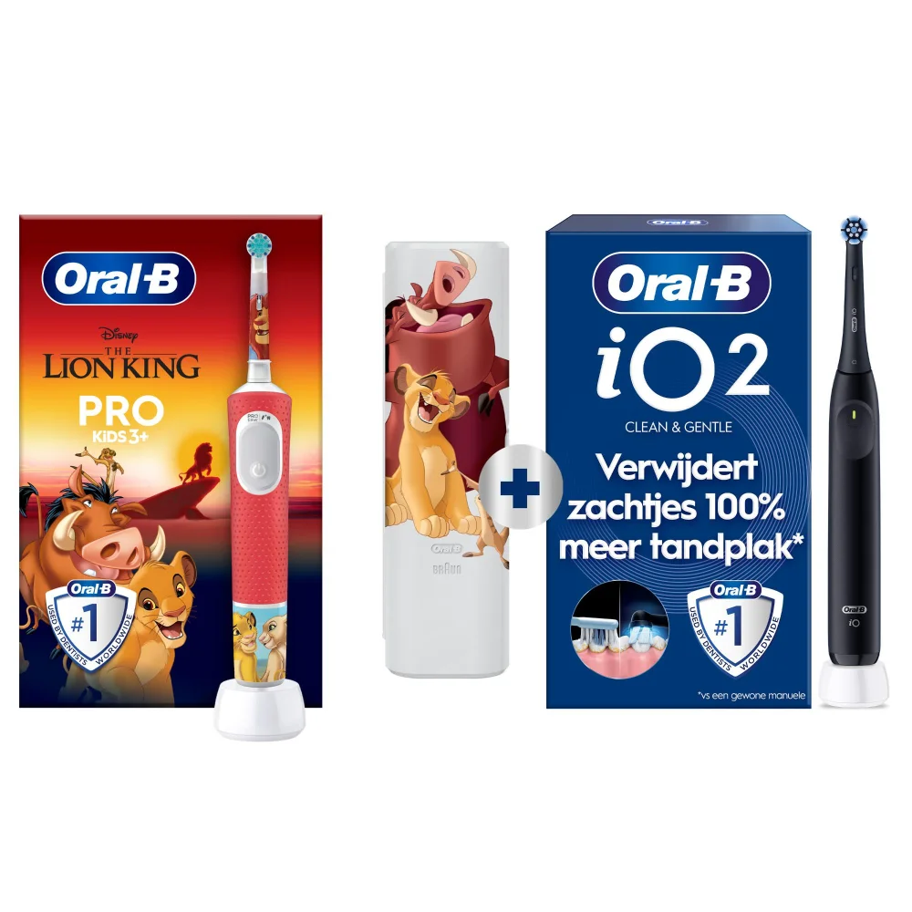 Oral-B Vitality Pro Lion King & iO 2 Zwart Afbeelding 1