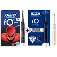 Oral-B iO Kids Spiderman & iO 2 Duo Zwart & Roze